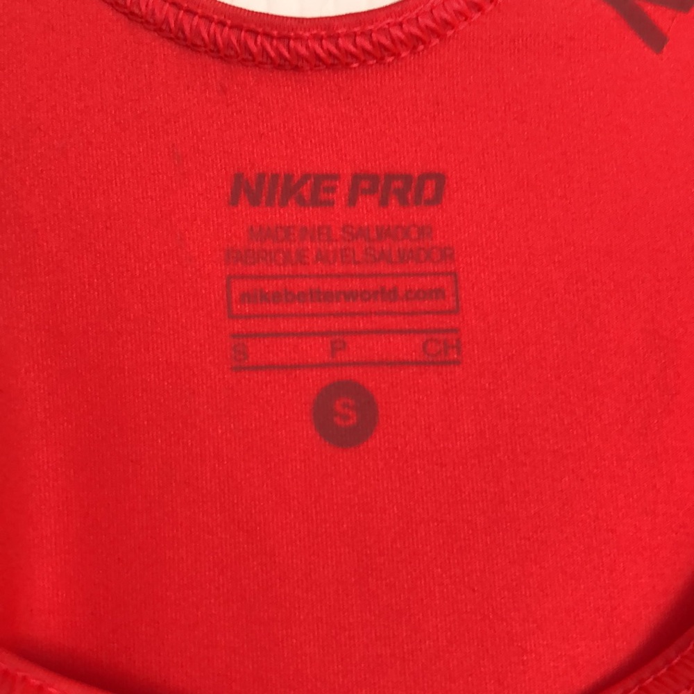 Nike Women's  pink tone Tank Top with Blue Logo - Picture 2 of 5
